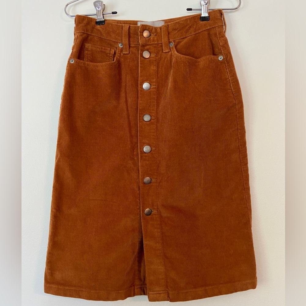 Everlane Corduroy Skirt